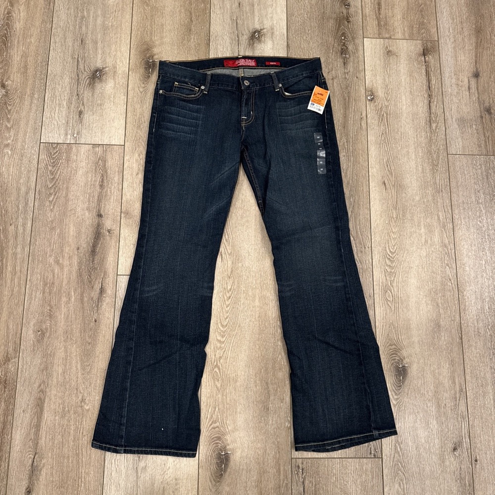 Guess Jeans Womens 32 Straight Leg Dark Wash Mid Rise Denim 90s Y2K‎ Fit 36x32